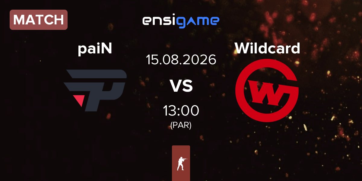 Match paiN Gaming paiN vs Wildcard Gaming Wildcard | 15.08