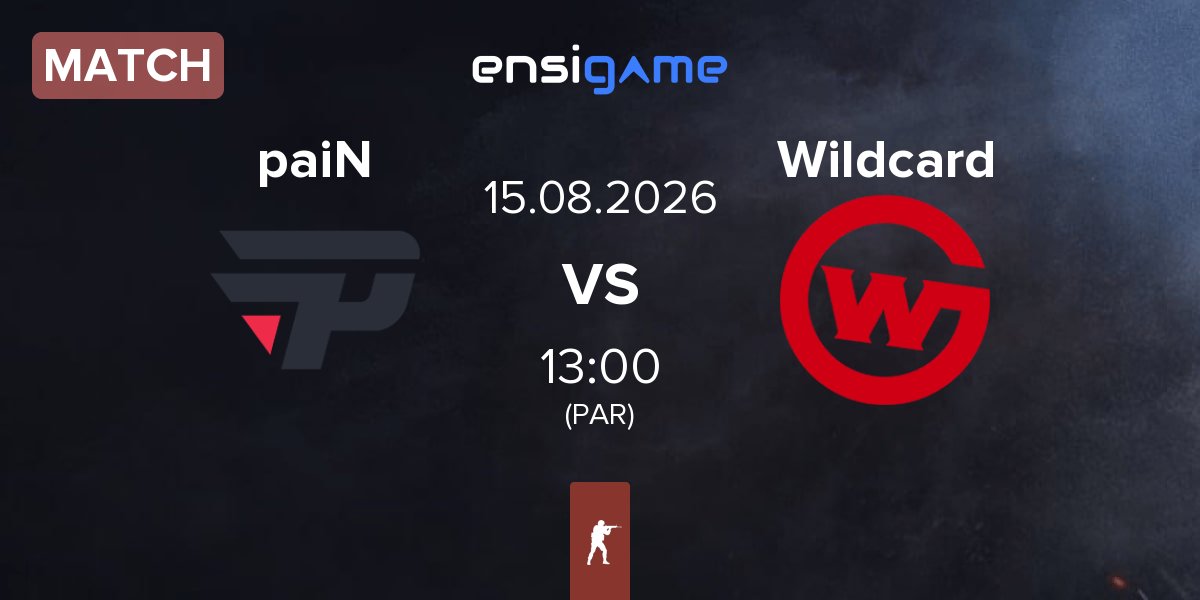 Match paiN Gaming paiN vs Wildcard Gaming Wildcard | 15.08