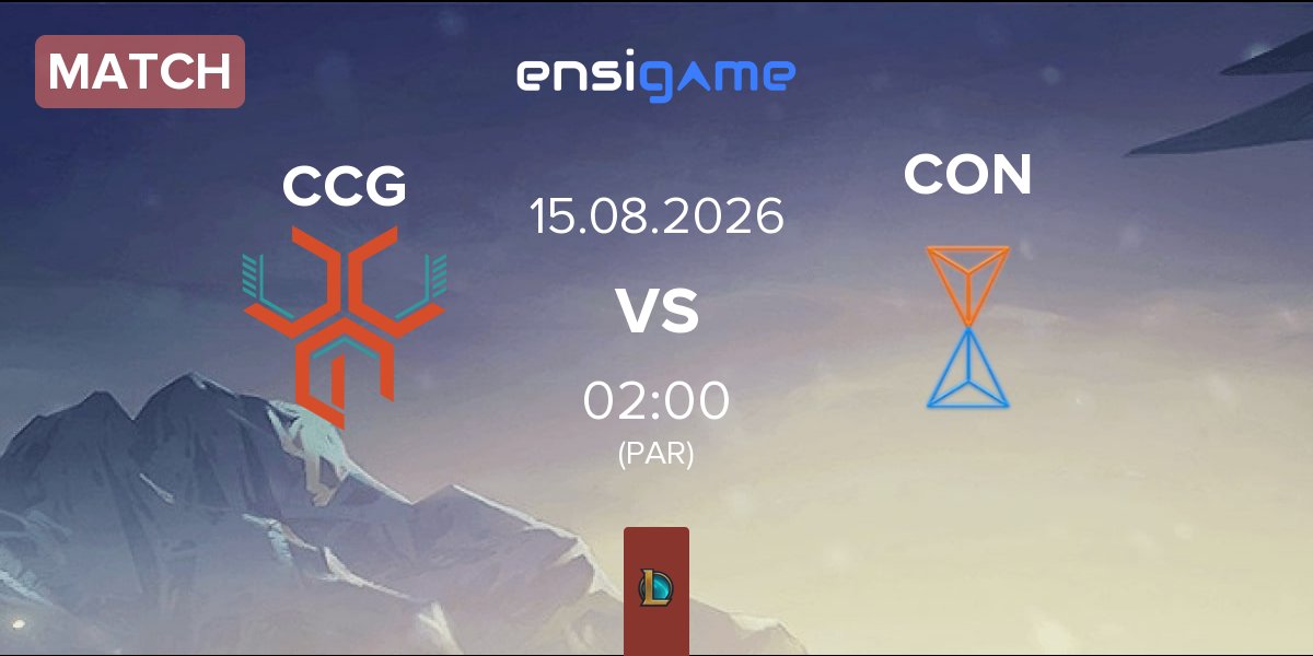 Match CCG Esports CCG vs Contingent Esports CON | 15.08