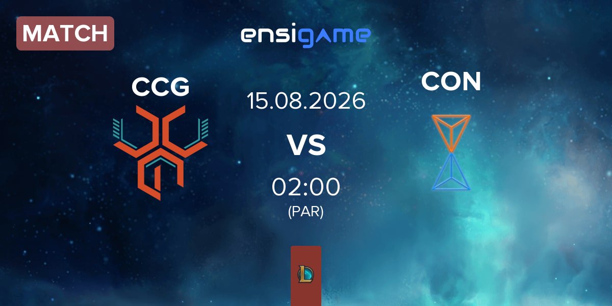 Partida CCG Esports CCG vs Contingent Esports CON | 15.08