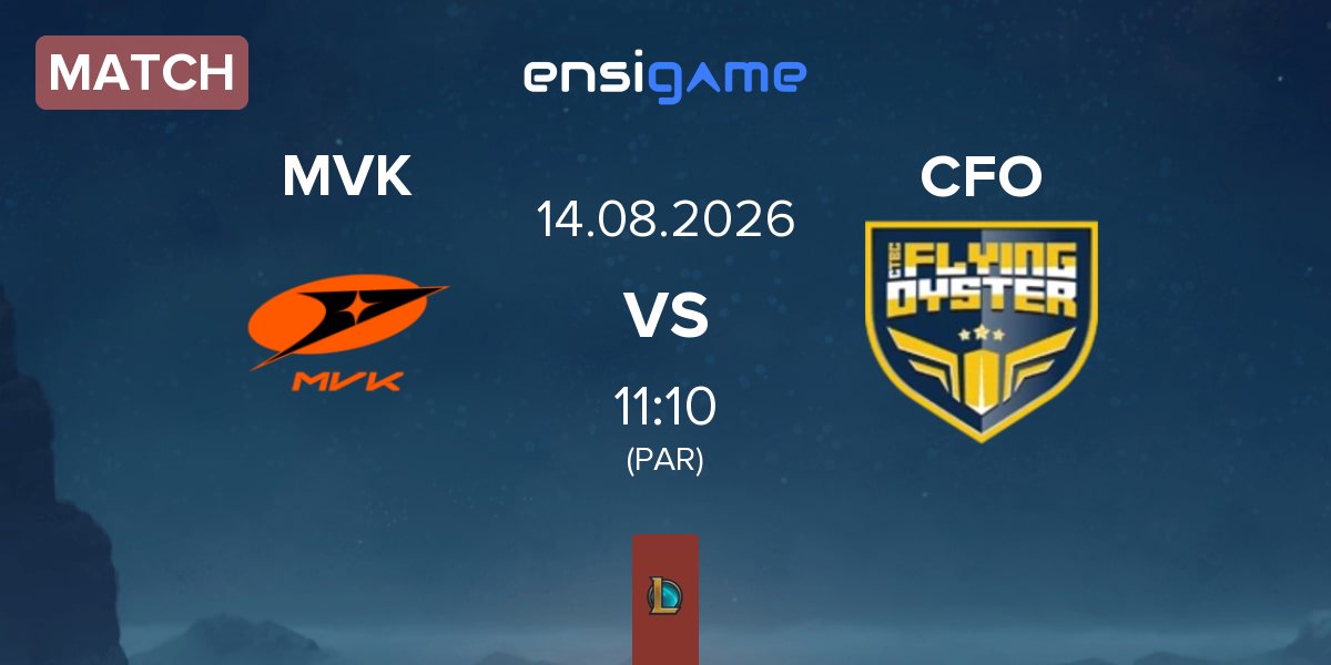Match MVK Esports MVK vs CTBC Flying Oyster CFO | 14.08
