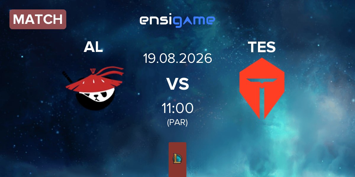 Partida Anyone's Legend AL vs TOP Esports TES | 19.08