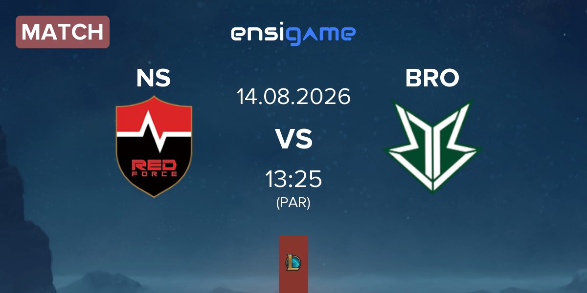 Partida Nongshim RedForce NS vs HANJIN BRION BRO | 14.08
