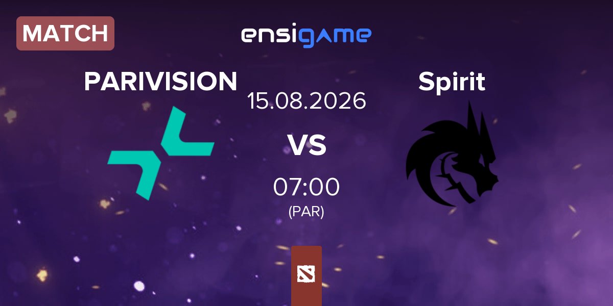 Partida PARIVISION vs Team Spirit Spirit | 15.08