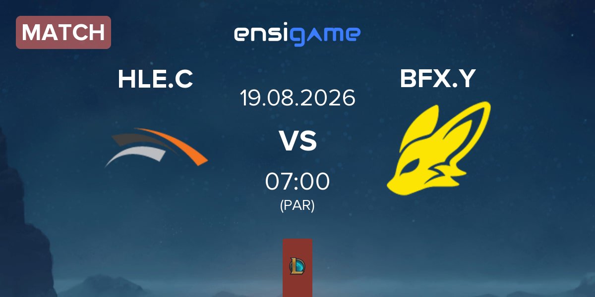 Partida Hanwha Life Esports Challengers HLE.C vs BNK FearX Youth BFX.Y | 19.08