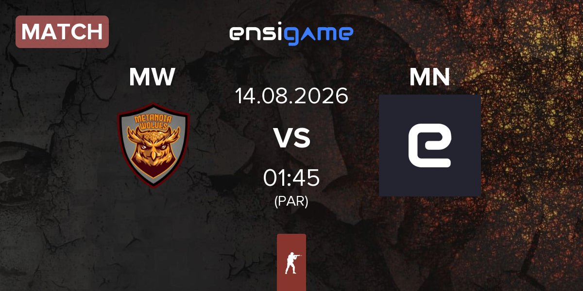 Match Metanoia Wolves MW vs MEIA NOITE MN | 14.08