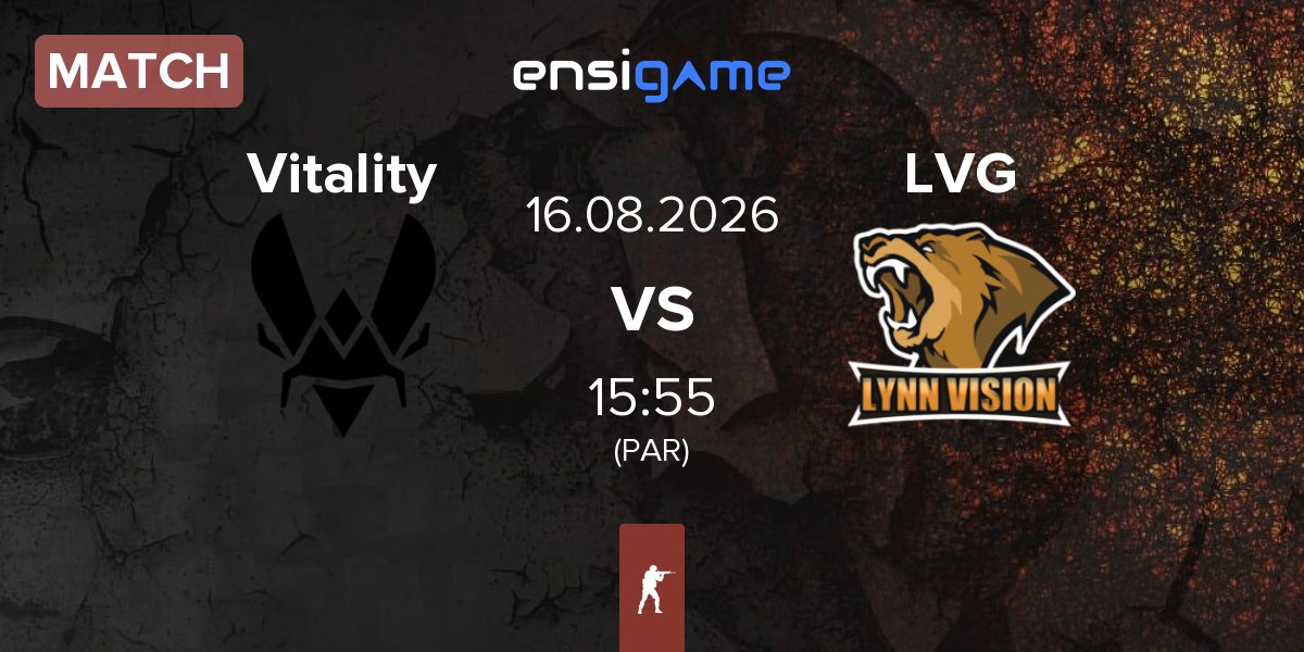 Match Team Vitality Vitality vs Lynn Vision Gaming LVG | 16.08