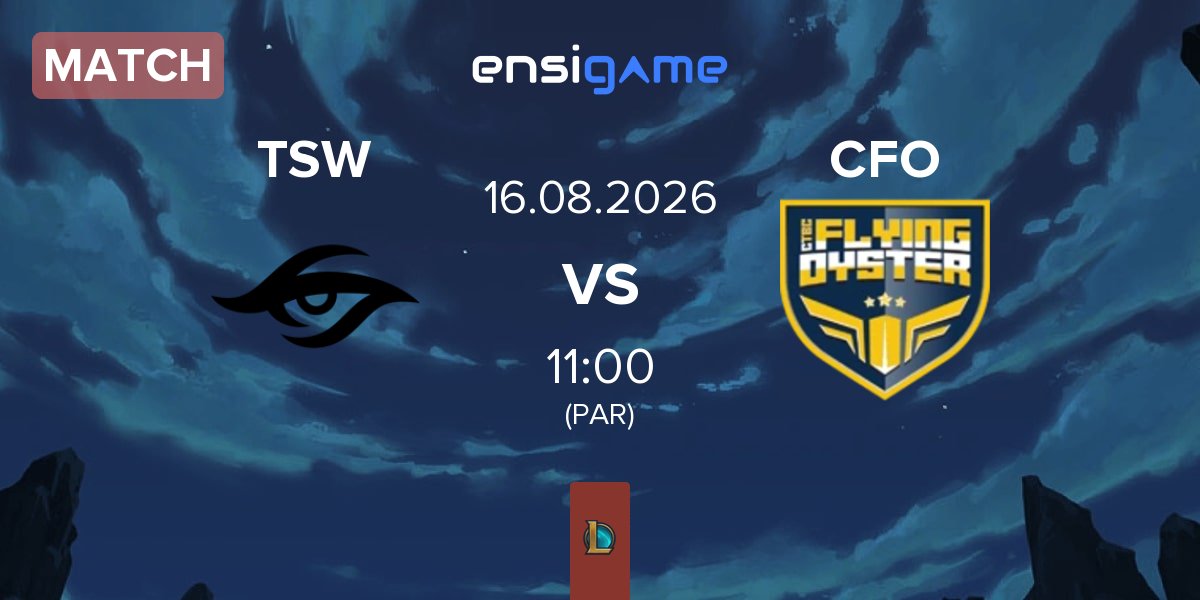 Match Team Secret Whales TSW vs CTBC Flying Oyster CFO | 16.08