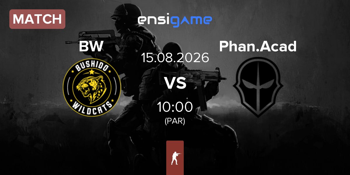 Match Bushido Wildcats BW vs Phantom Academy Phan.Acad | 15.08