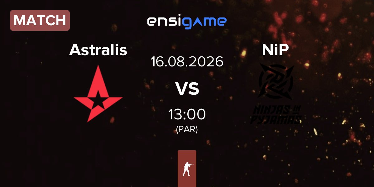 Match Astralis vs Ninjas in Pyjamas NiP | 16.08