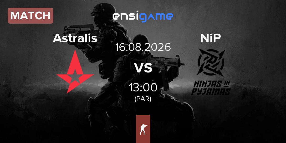Partida Astralis vs Ninjas in Pyjamas NiP | 16.08