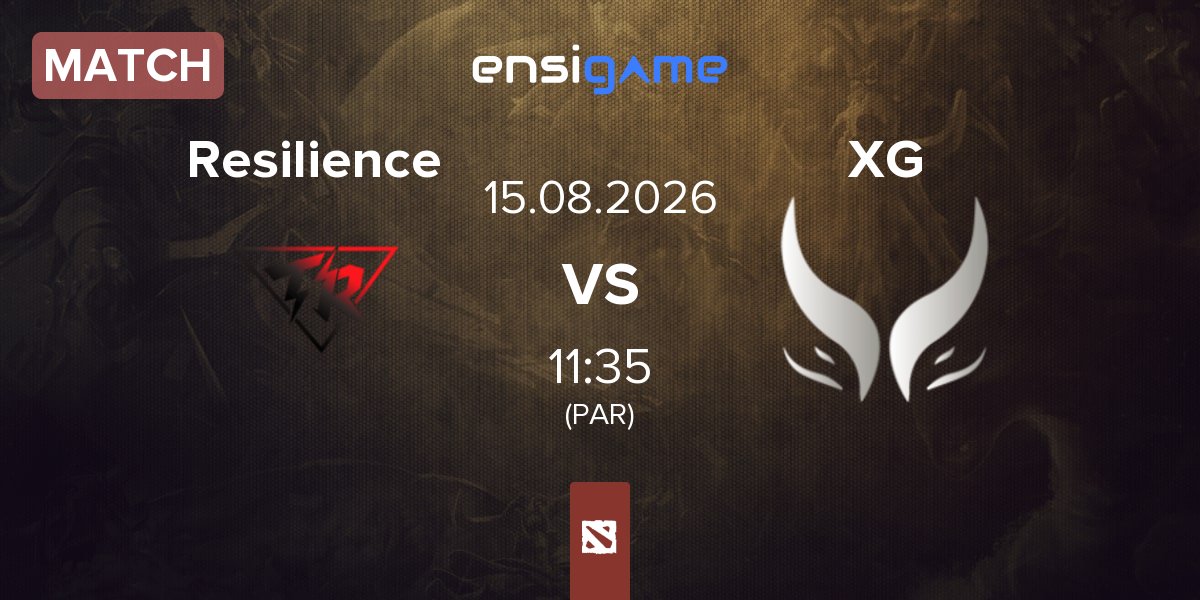 Match Team Resilience Resilience vs Xtreme Gaming XG | 15.08