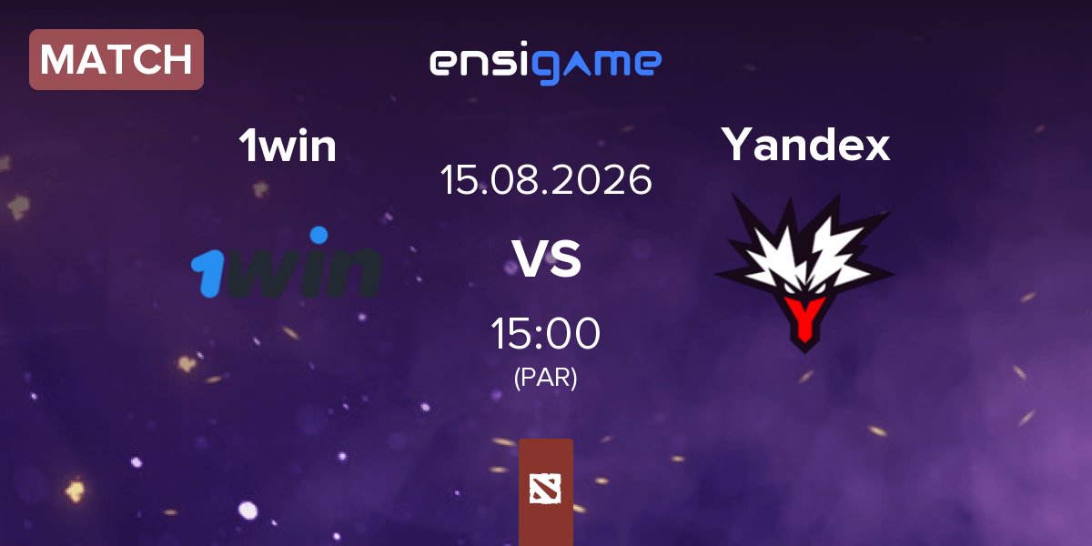 Match 1w Team 1win vs Team Yandex Yandex | 15.08