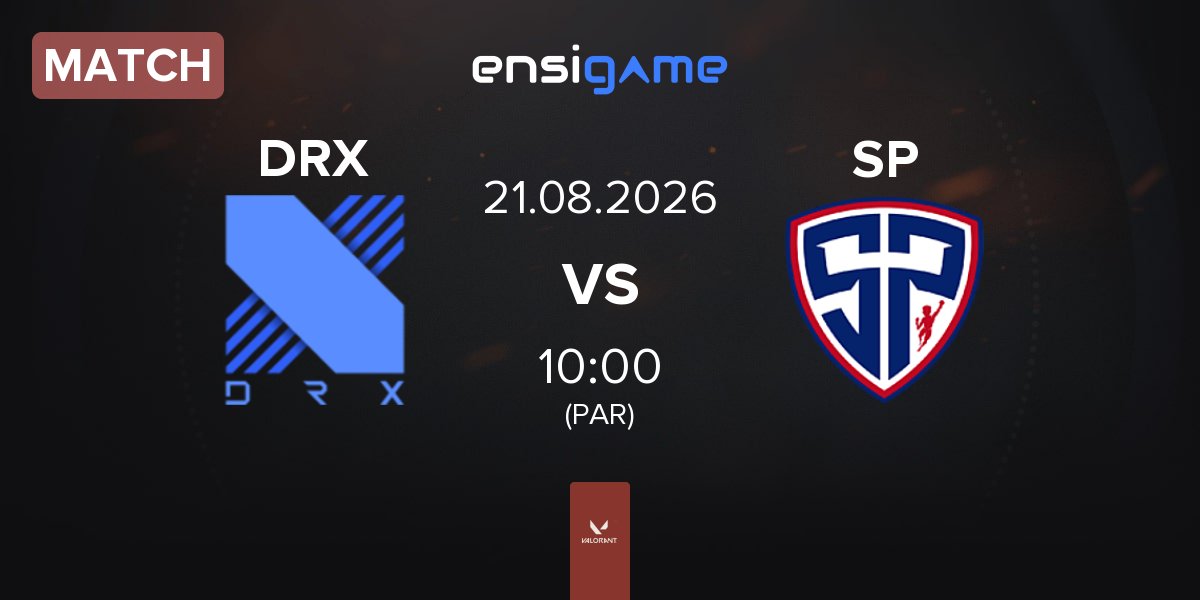 Match DRX vs Sharper Esport SP | 21.08