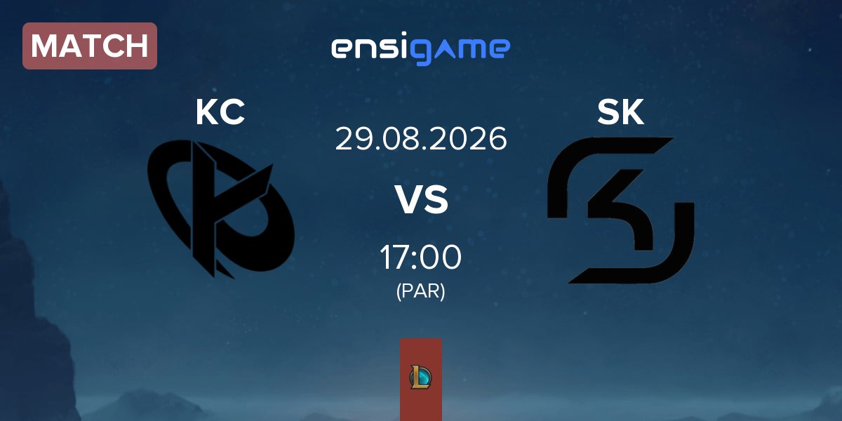 Match Karmine Corp KC vs SK Gaming SK | 29.08