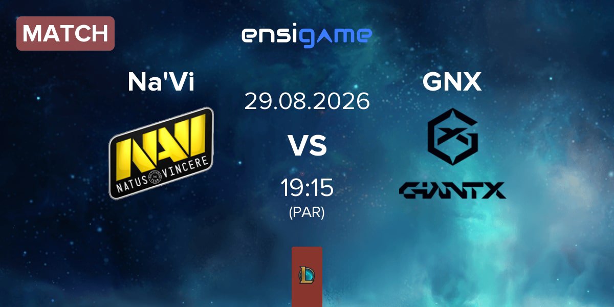 Match Natus Vincere Na'Vi vs GIANTX GNX | 29.08