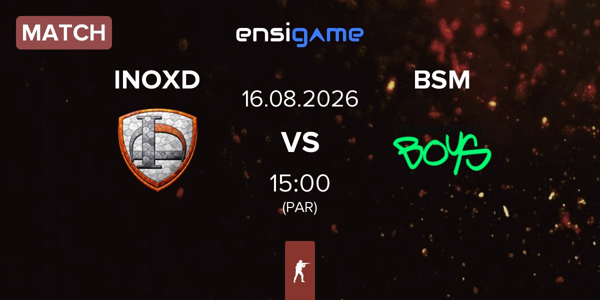 Match INOX Division INOXD vs BASEMENT BOYS BSM | 16.08