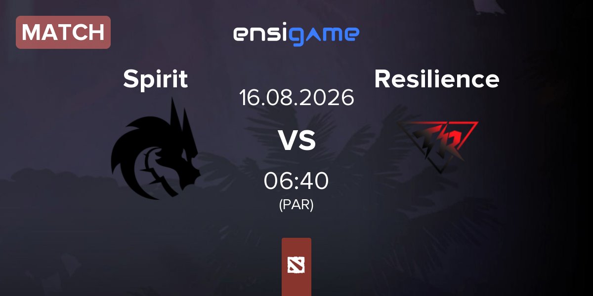 Match Team Spirit Spirit vs Team Resilience Resilience | 16.08