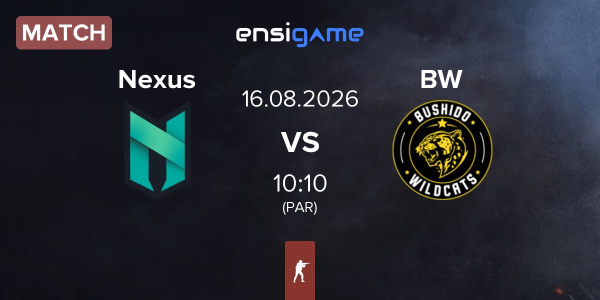 Match Nexus Gaming Nexus vs Bushido Wildcats BW | 16.08
