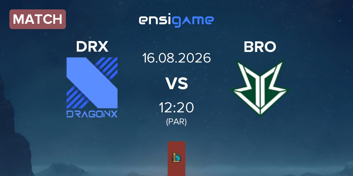 Partida Kiwoom DRX DRX vs HANJIN BRION BRO | 16.08
