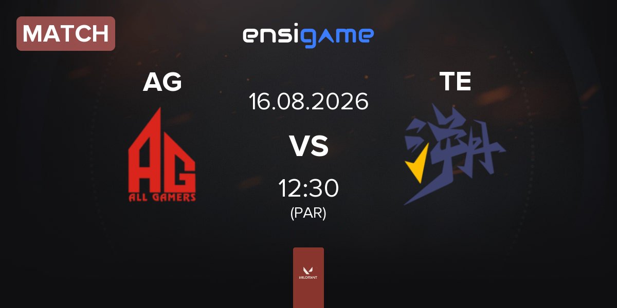 Match ALL GAMERS AG vs Trace Esports TE | 16.08