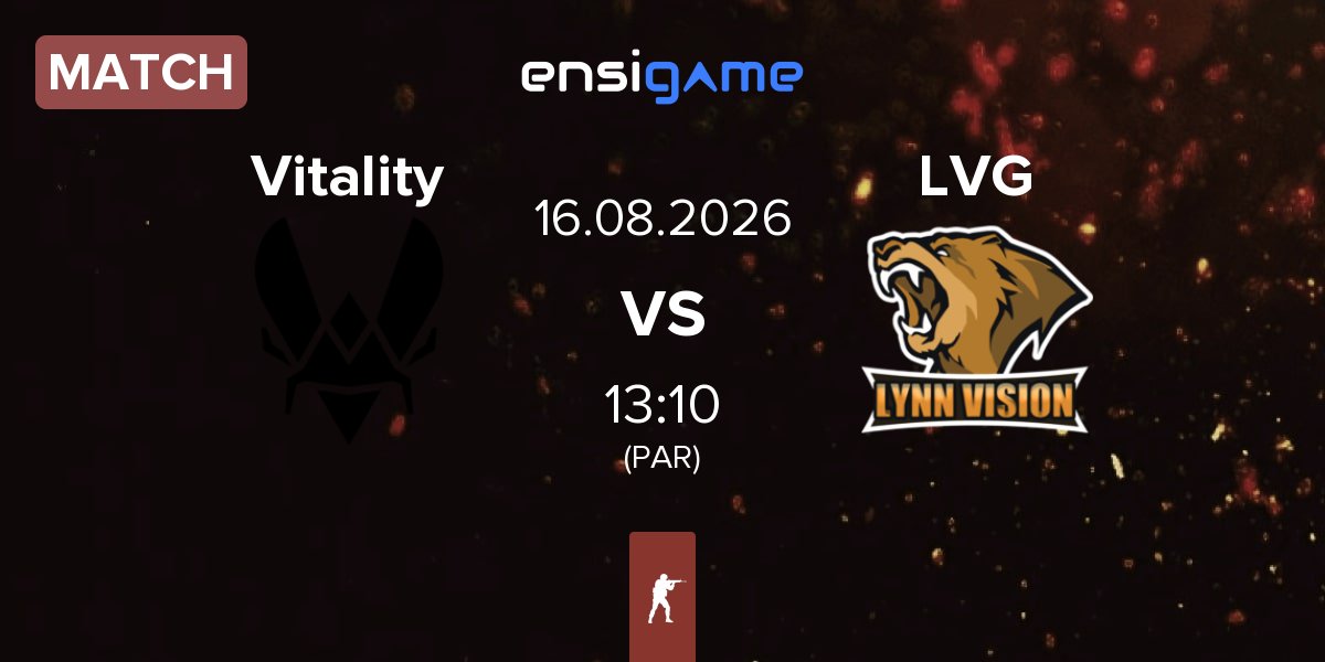 Match Team Vitality Vitality vs Lynn Vision Gaming LVG | 16.08