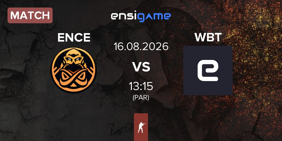 Partida ENCE vs WhiteBIT Team WBT | 16.08