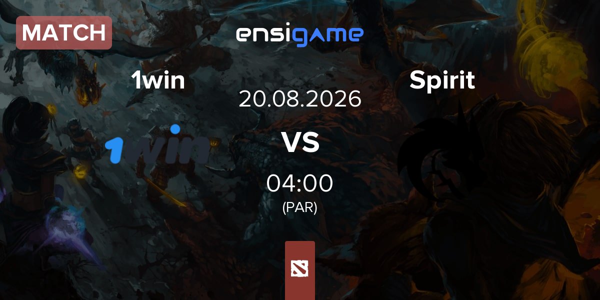 Match 1w Team 1win vs Team Spirit Spirit | 20.08