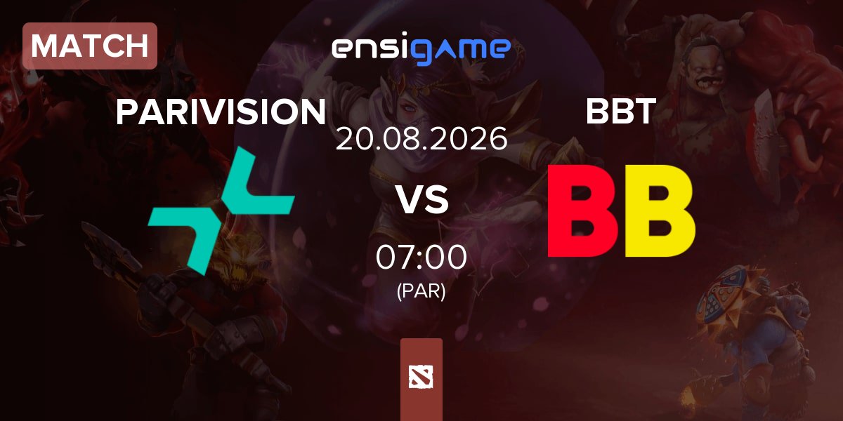 Partida PARIVISION vs BetBoom Team BBT | 20.08