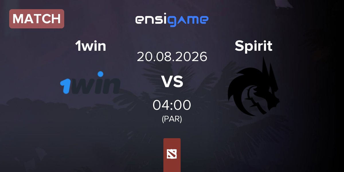 Match 1w Team 1win vs Team Spirit Spirit | 20.08
