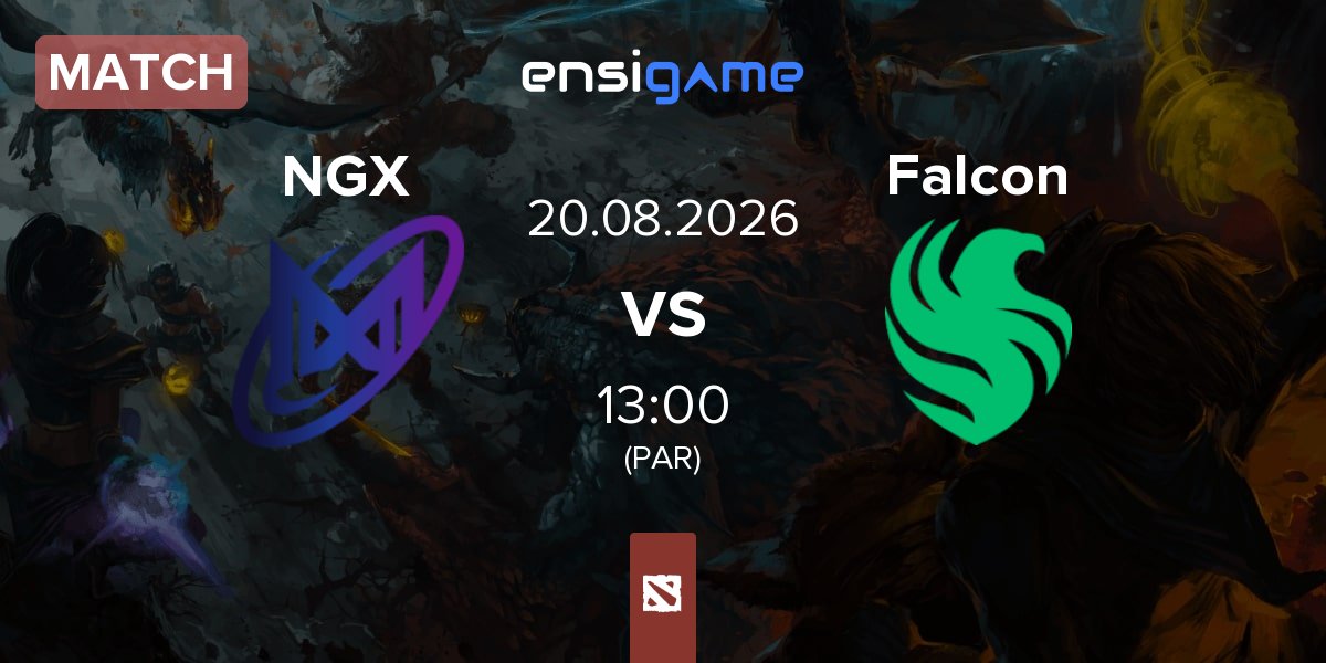 Match Nigma Galaxy NGX vs Team Falcons Falcon | 20.08