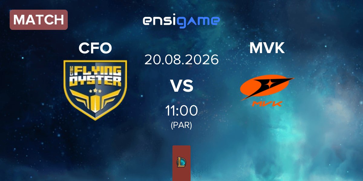 Match CTBC Flying Oyster CFO vs MVK Esports MVK | 20.08