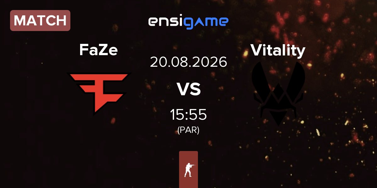 Partida FaZe Clan FaZe vs Team Vitality Vitality | 20.08