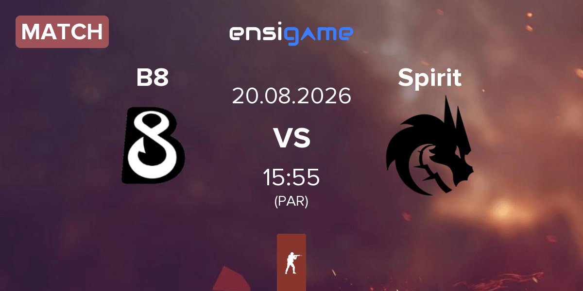 Match B8 vs Team Spirit Spirit | 20.08