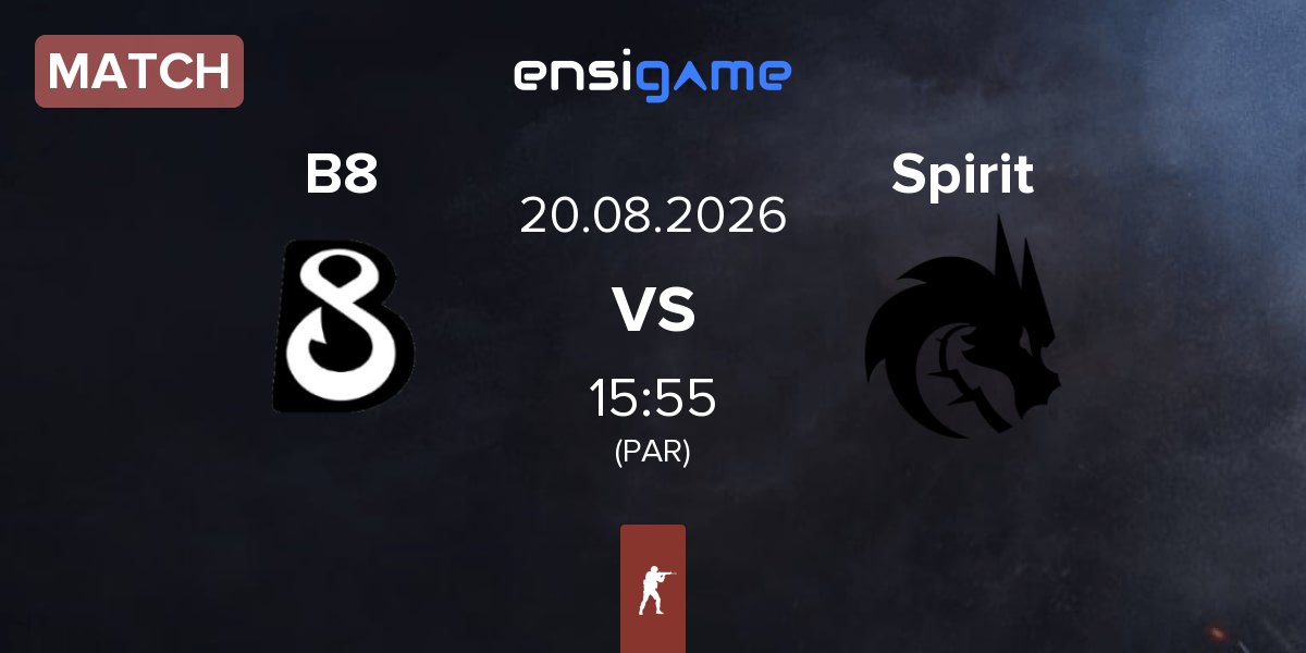 Match B8 vs Team Spirit Spirit | 20.08