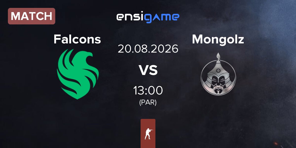 Partida Team Falcons Falcons vs The Mongolz Mongolz | 20.08