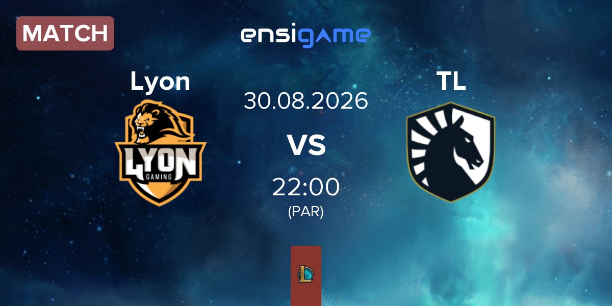 Partida Lyon Gaming Lyon vs Team Liquid TL | 30.08
