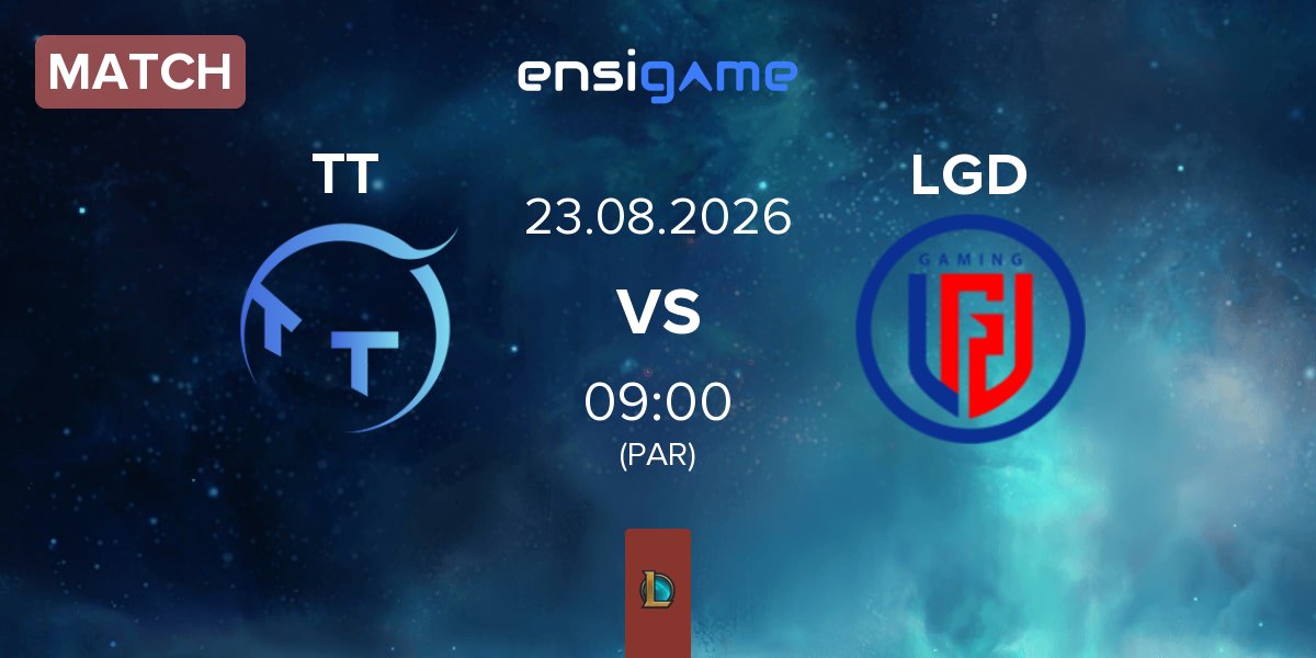 Match ThunderTalk Gaming TT vs LGD Gaming LGD | 23.08