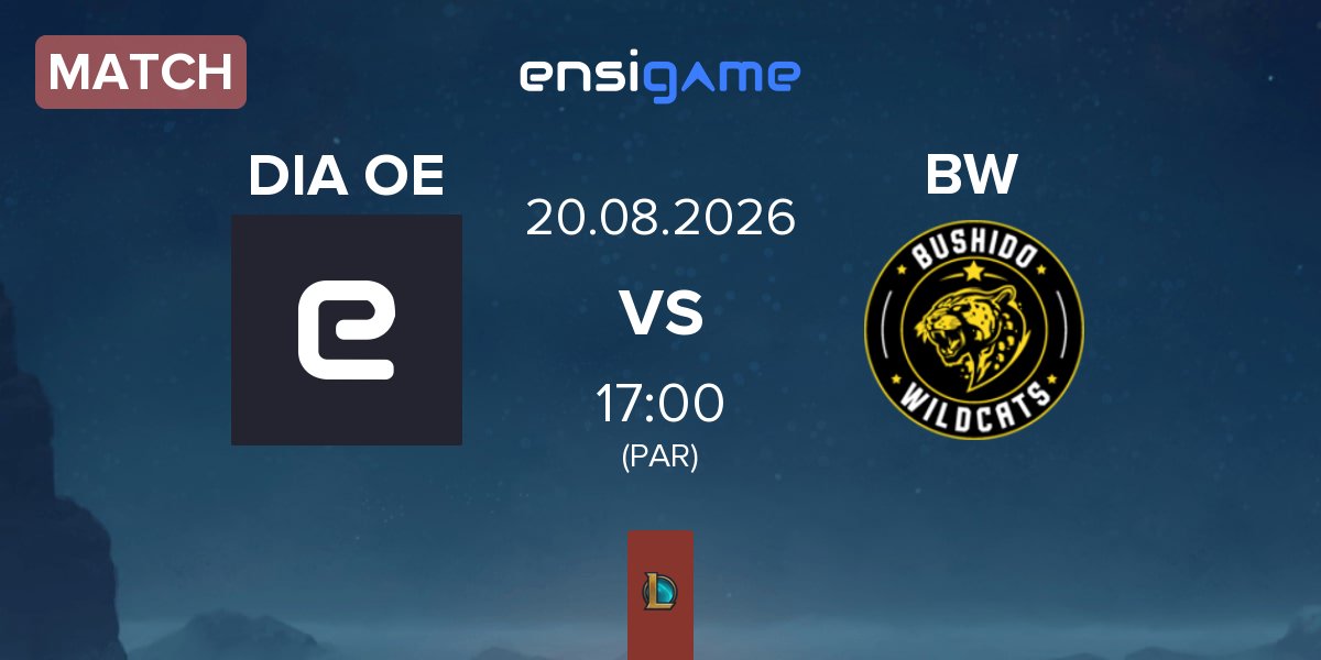 Match DIA Ozarox Esports DIA OE vs Bushido Wildcats BW | 20.08