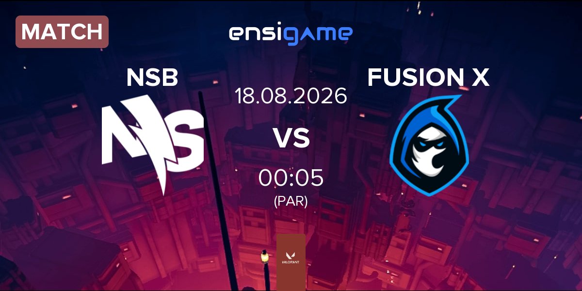Partida No Sweat Blossom NSB vs FUSION X | 18.08