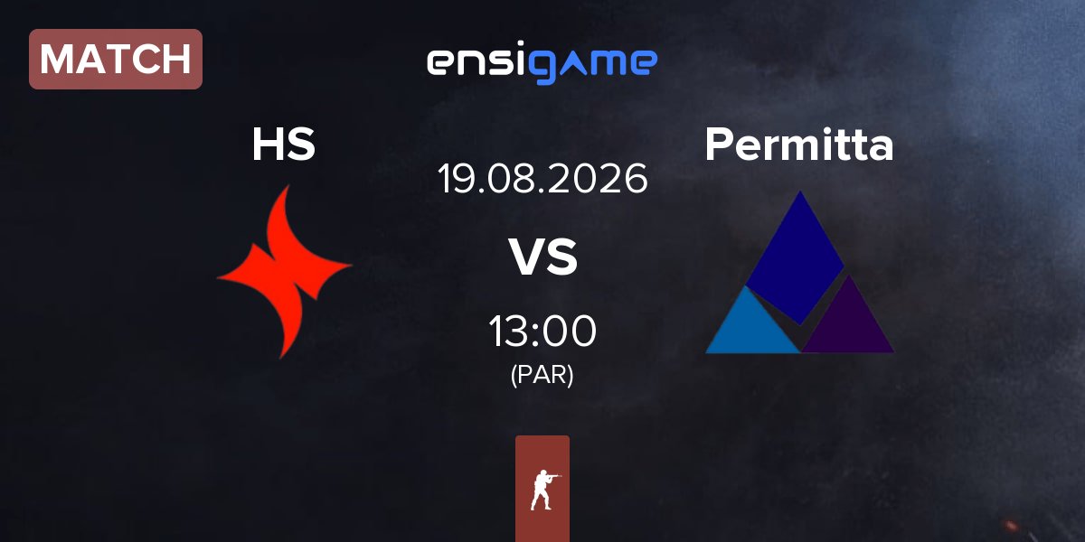 Partida HyperSpirit HS vs Permitta Esports Permitta | 19.08