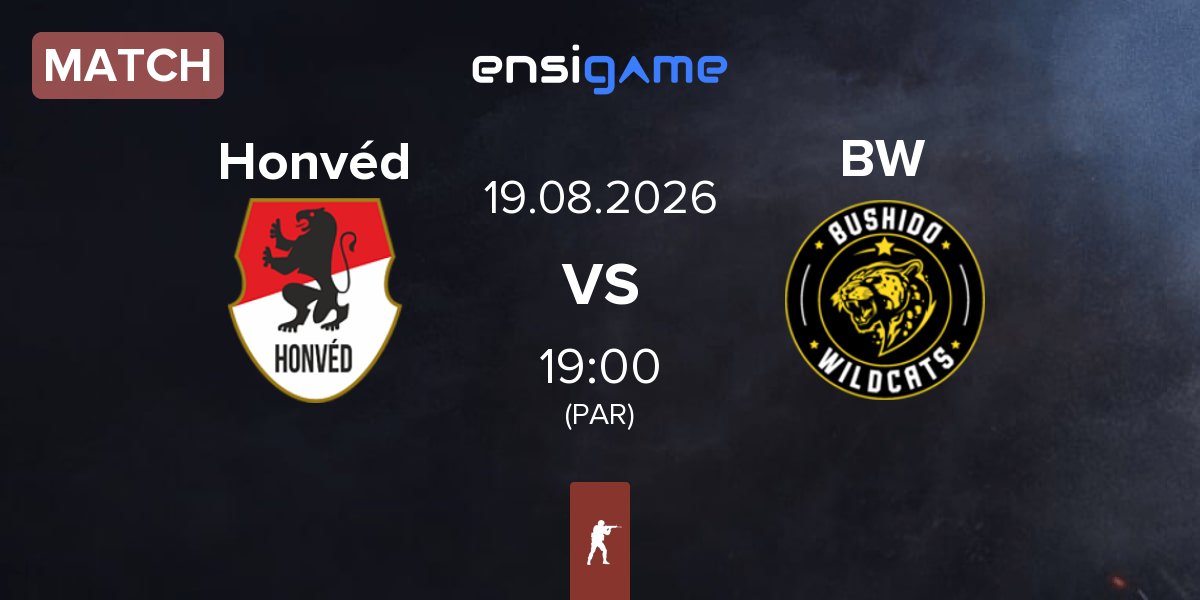 Match Honvéd Esports Honvéd vs Bushido Wildcats BW | 19.08