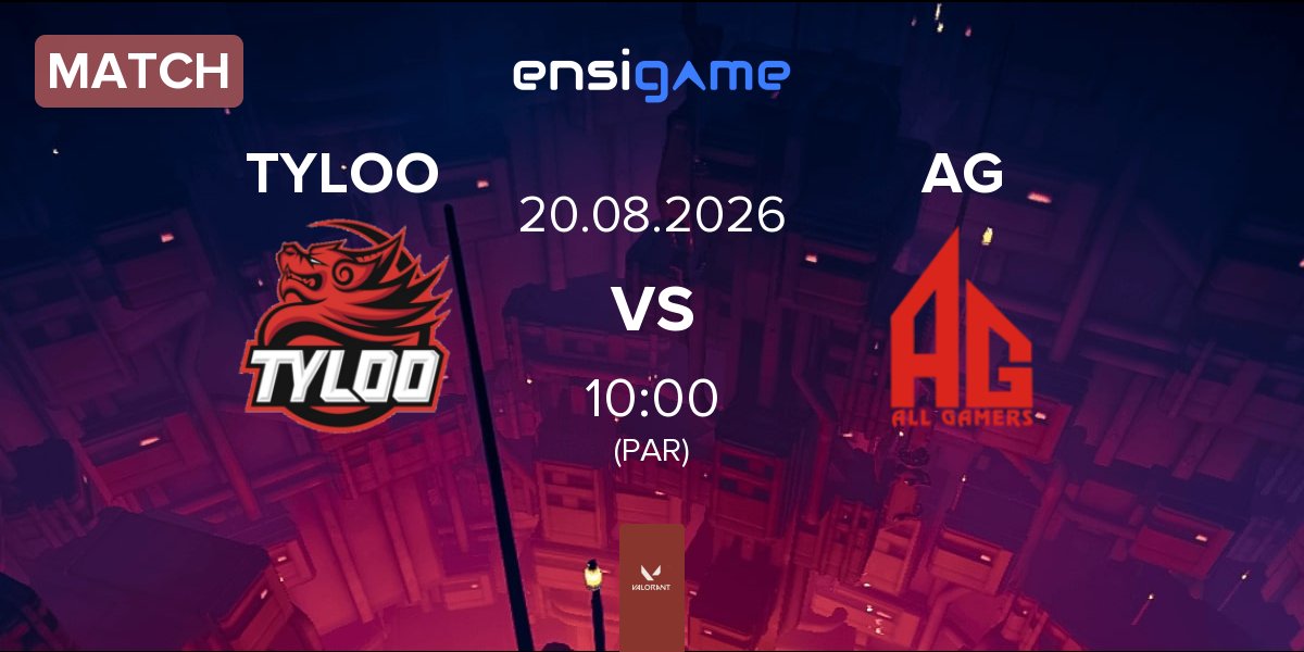Partida TYLOO vs ALL GAMERS AG | 20.08