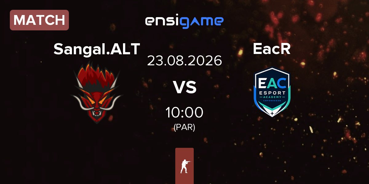 Match Sangal ALTERS Sangal.ALT vs EAC Rising EacR | 23.08