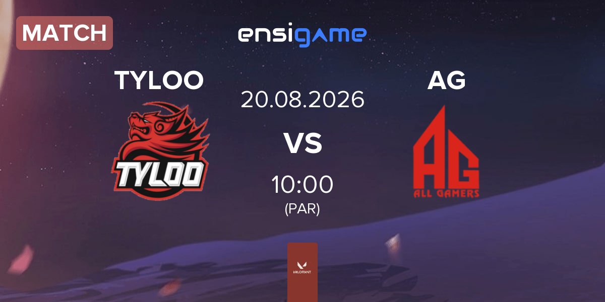 Match TYLOO vs ALL GAMERS AG | 20.08