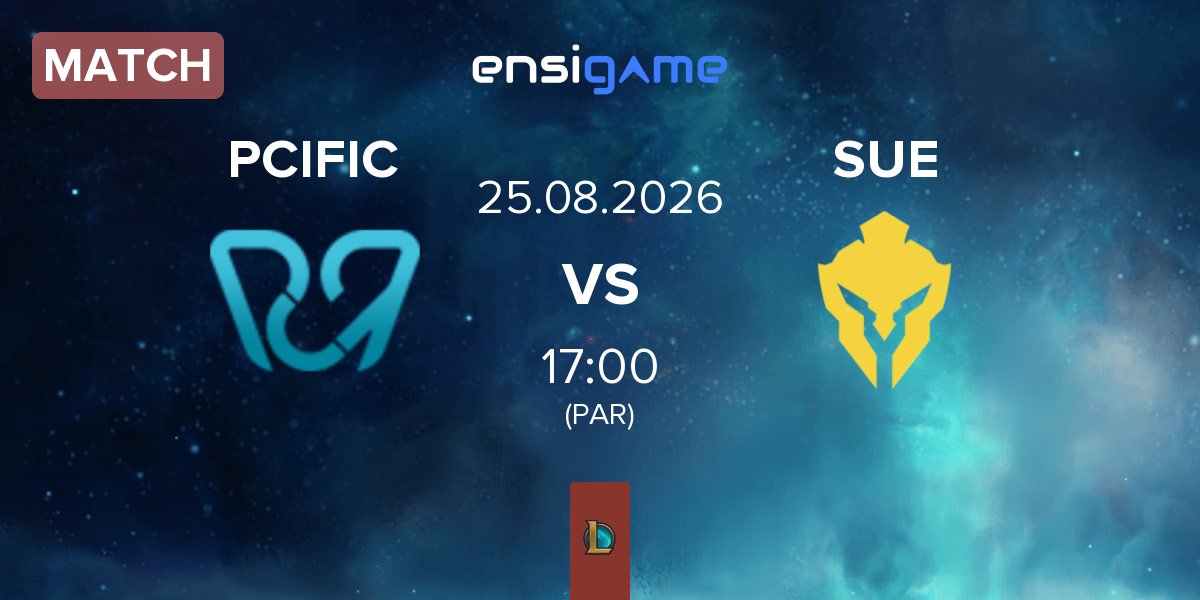 Partida PCIFIC Esports PCIFIC vs SU Esports SUE | 25.08