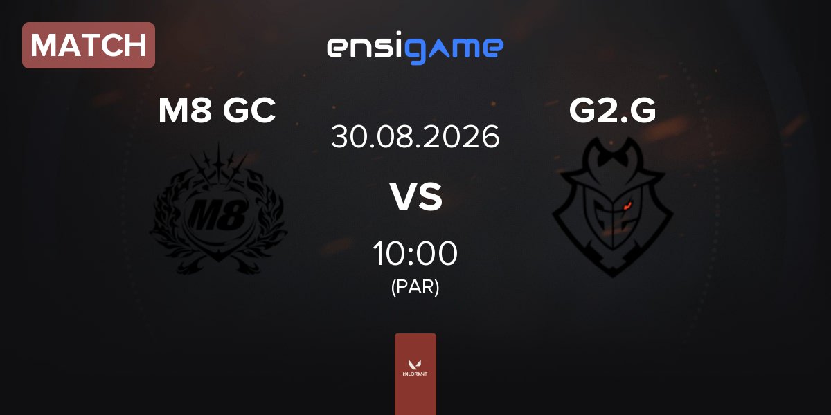Match Gentle Mates GC M8 GC vs G2 Gozen G2.G | 30.08