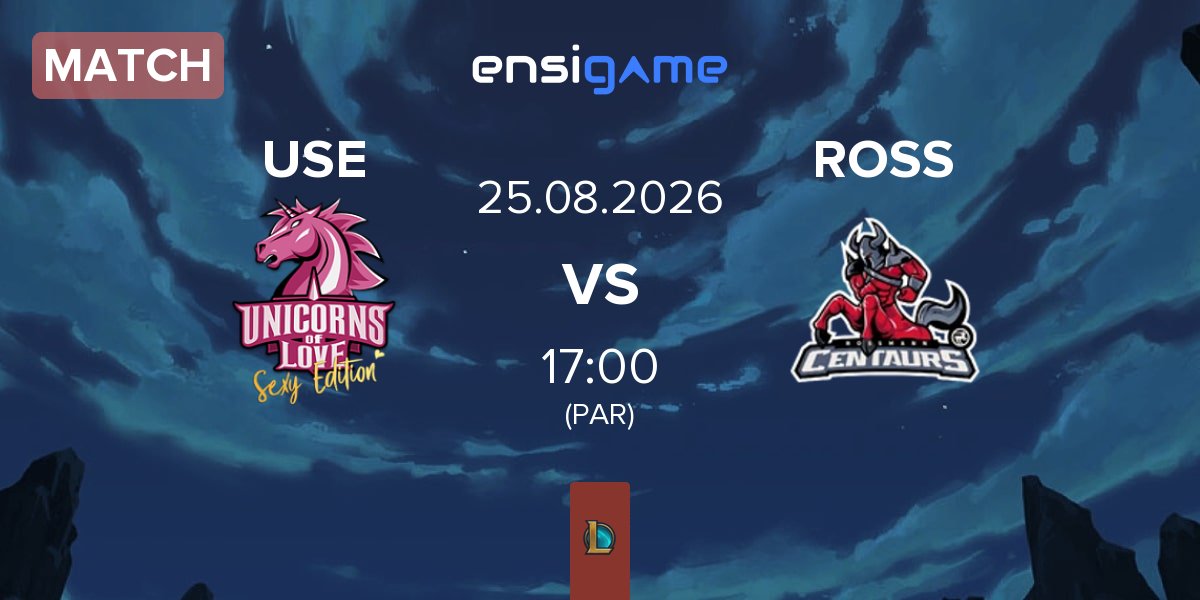 Match Unicorns of Love Sexy Edition USE vs ROSSMANN Centaurs ROSS | 25.08
