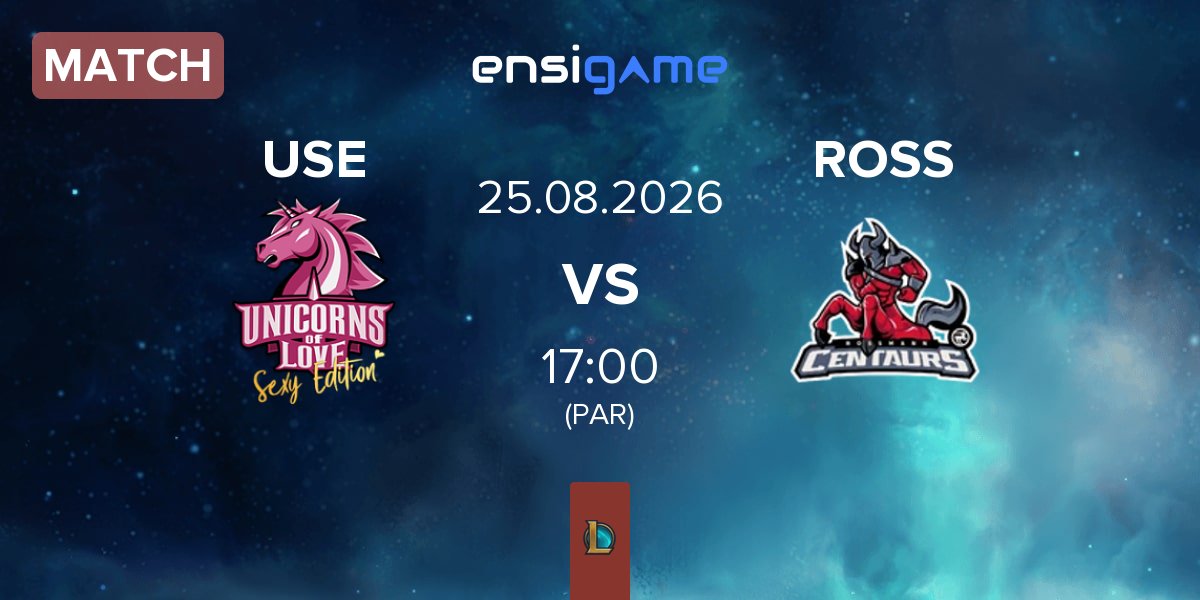Match Unicorns of Love Sexy Edition USE vs ROSSMANN Centaurs ROSS | 25.08
