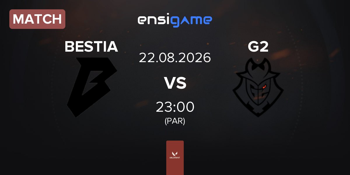 Partida BESTIA vs G2 Esports G2 | 22.08